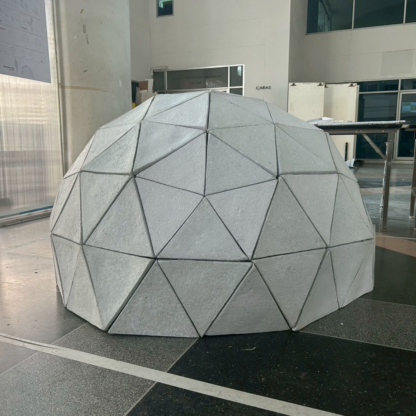 Geodesic Paper Mache Dome